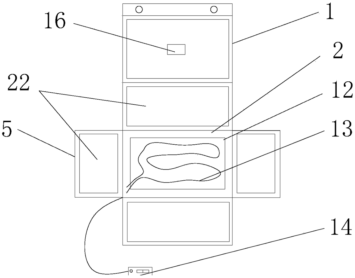 Food delivering heat preservation device easy to carry