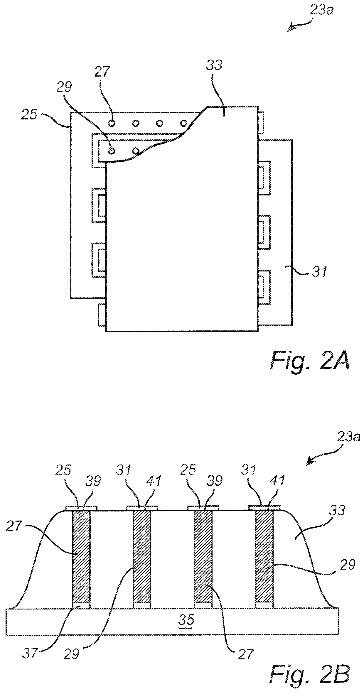 Energy storing interposer device and manufacturing method