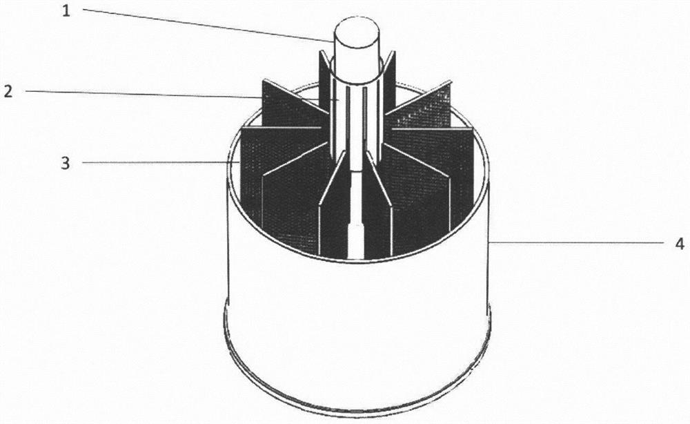 Biomagnetism separation method based on movable magnetic net