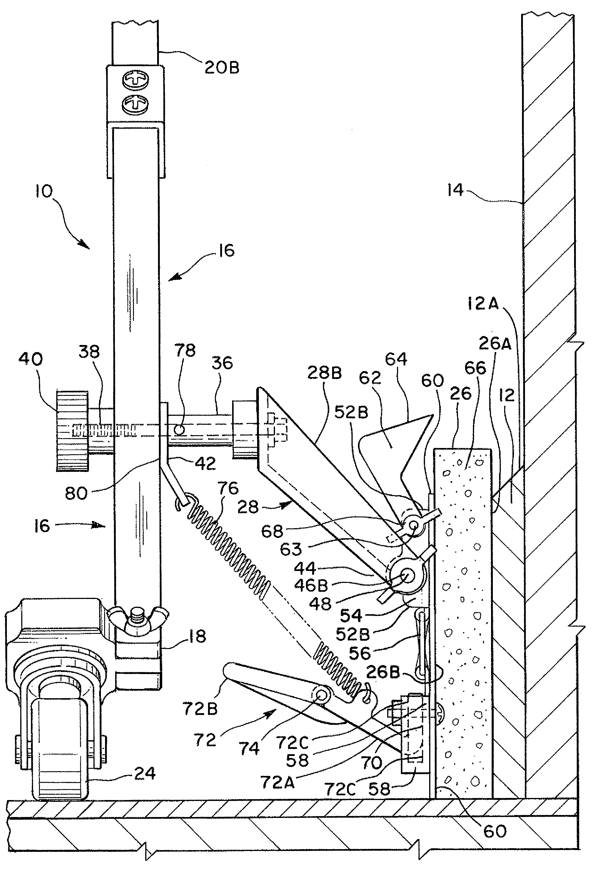 Baseboard cleaning apparatus