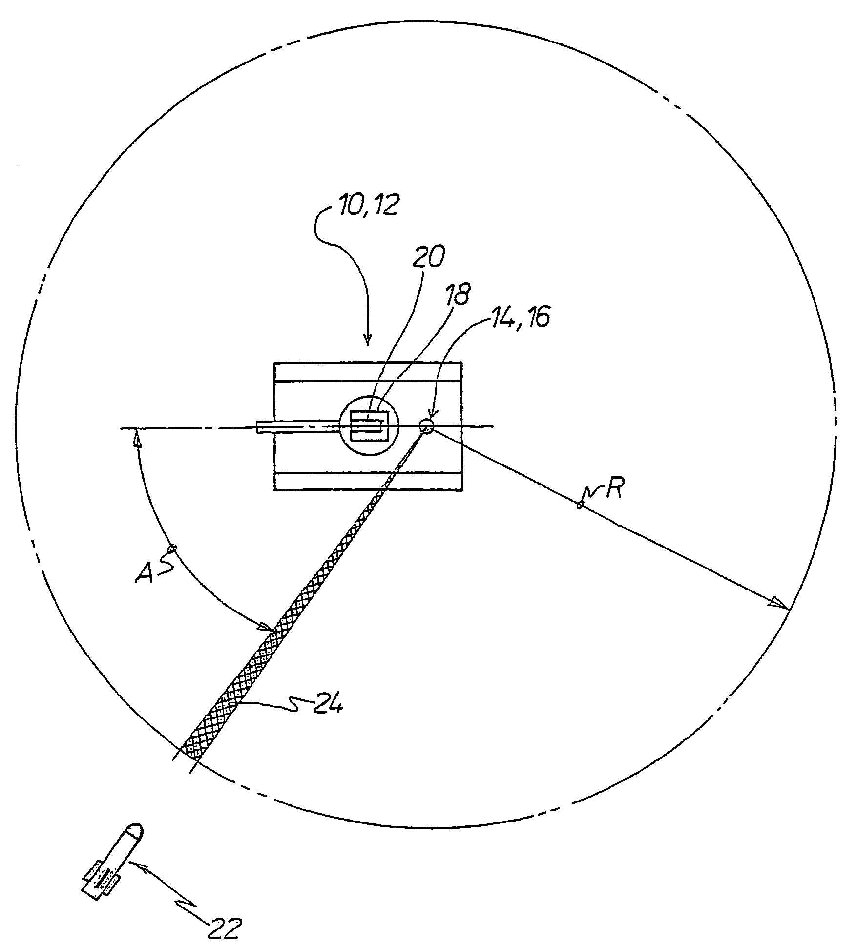 Self-protecting device for an object