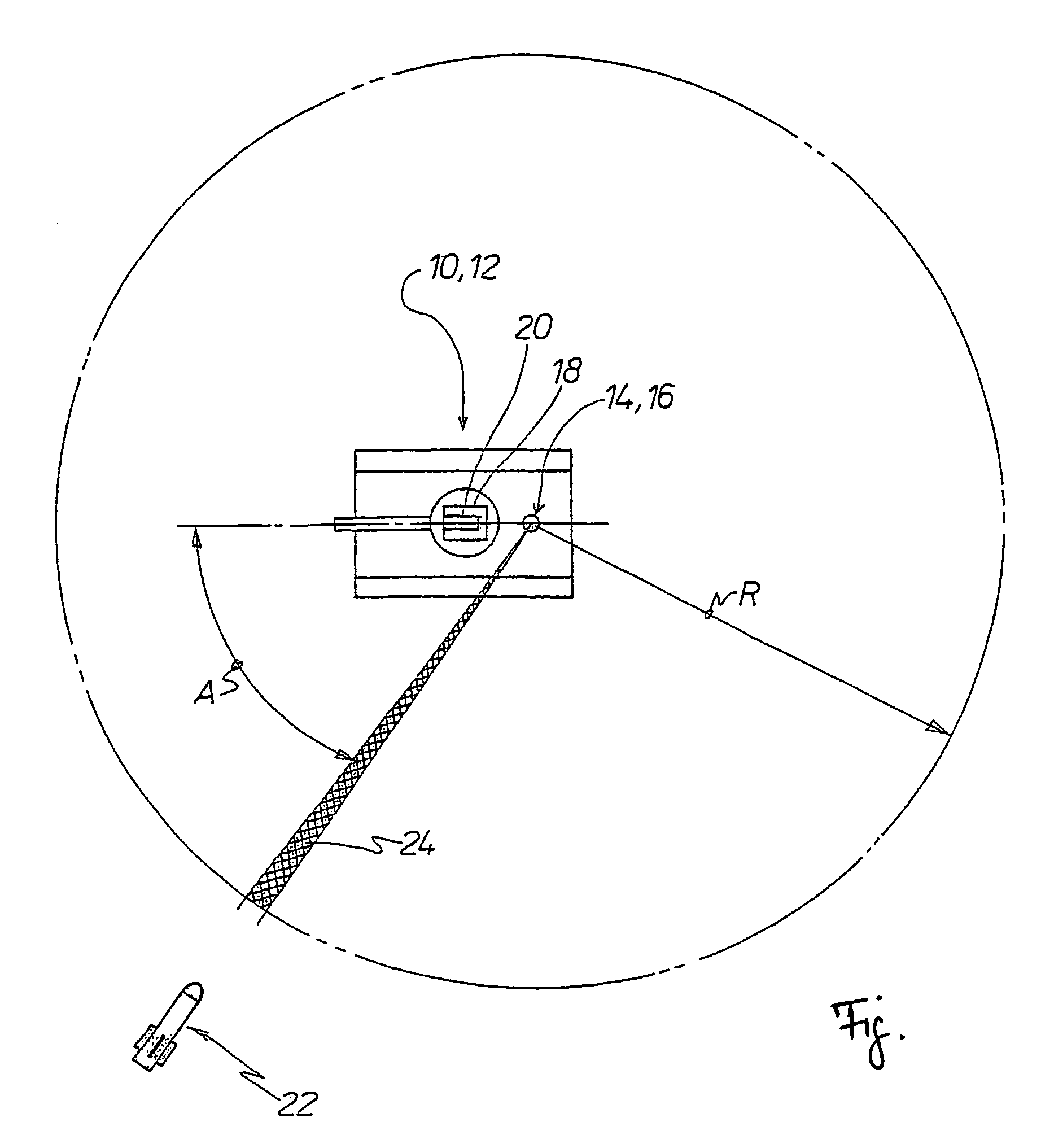 Self-protecting device for an object