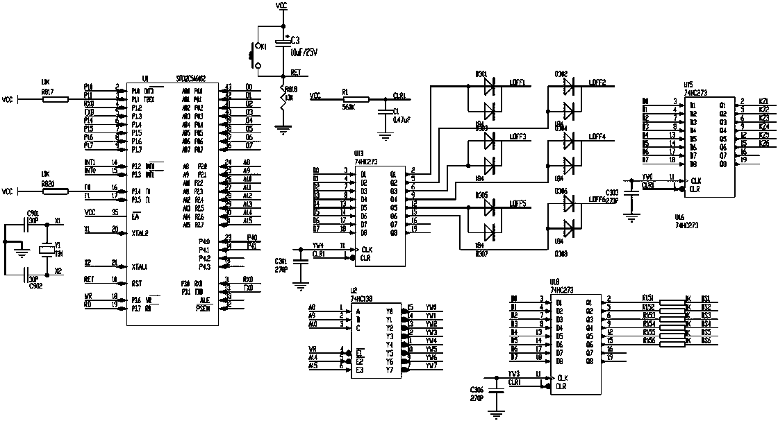 A multi-wire circuit module isolated from each other