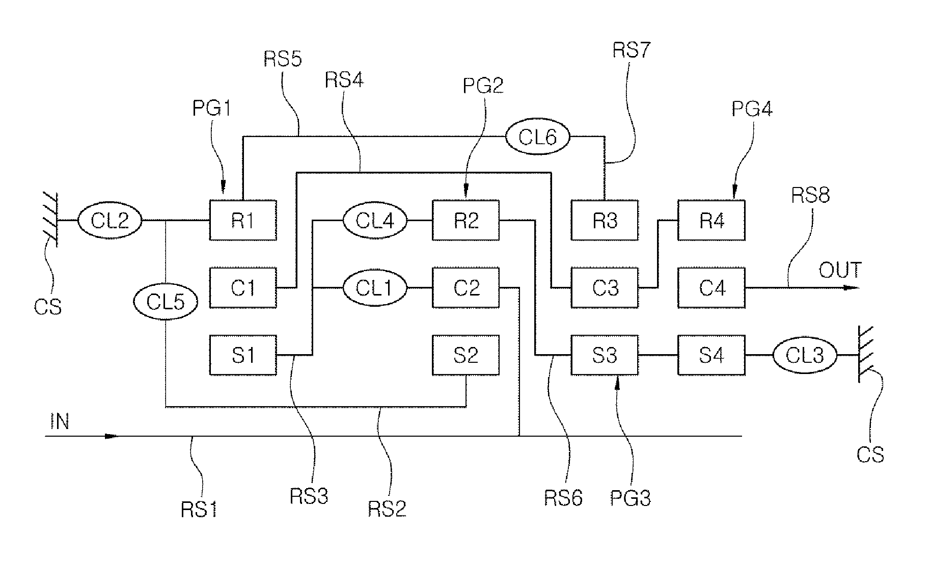 Multi-stage transmission for vehicle