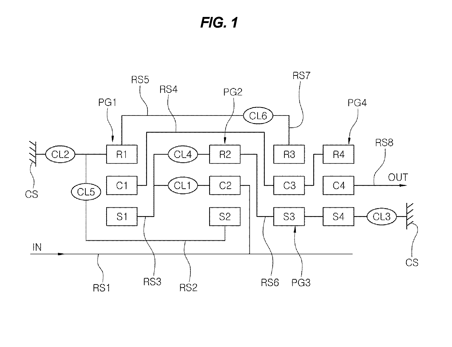 Multi-stage transmission for vehicle