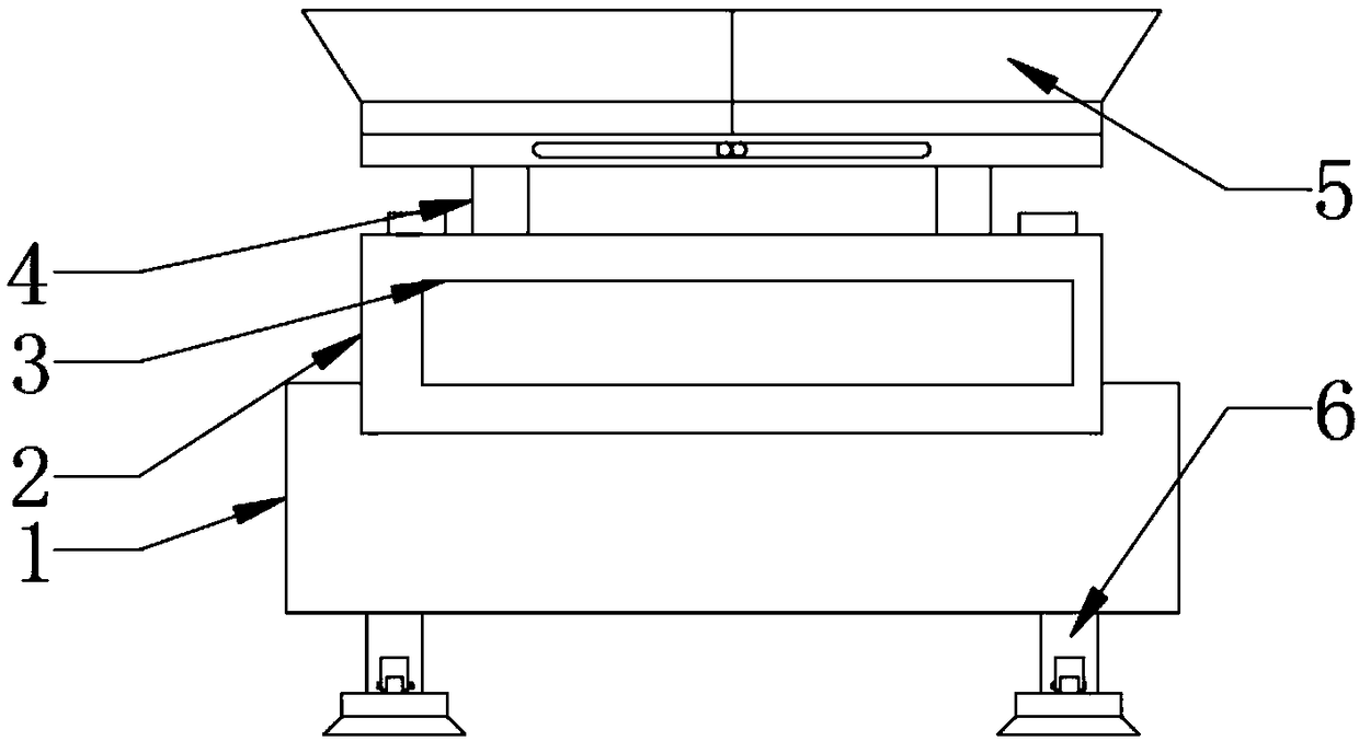 Mechanical electronic scale with high supporting stability