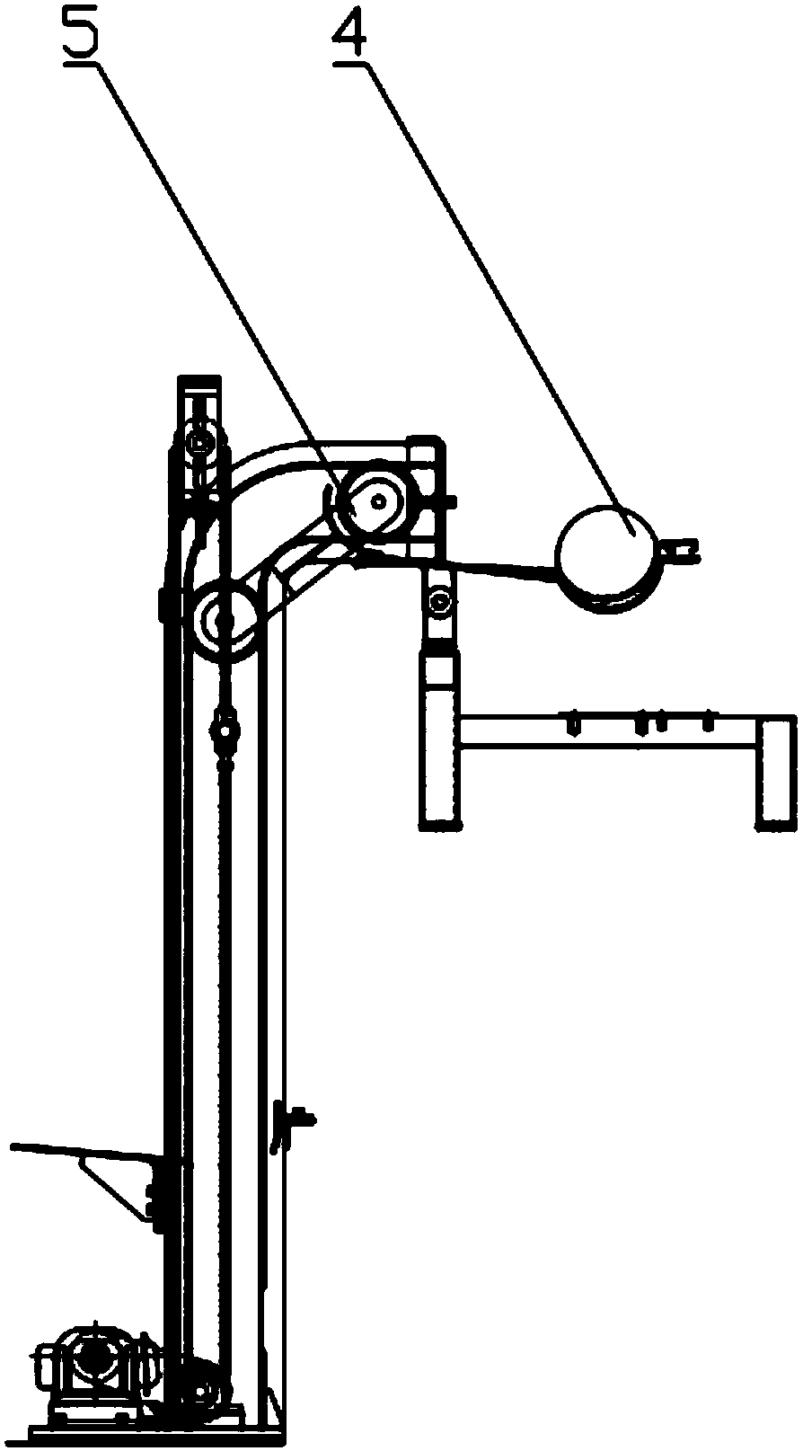An automatic conveying device for welding rod medicine powder