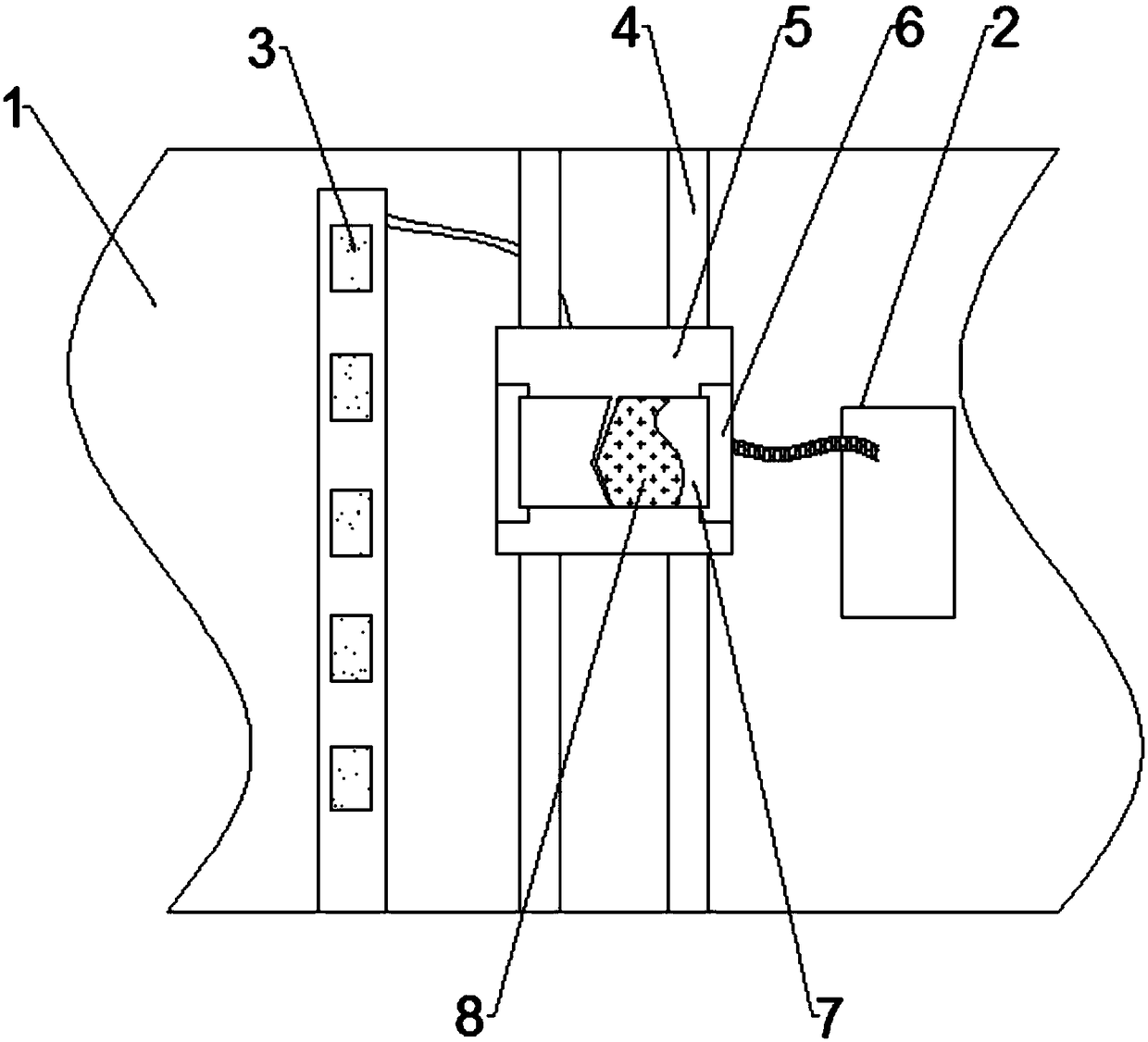 Intelligent dust removal system in coal mine and use method of system