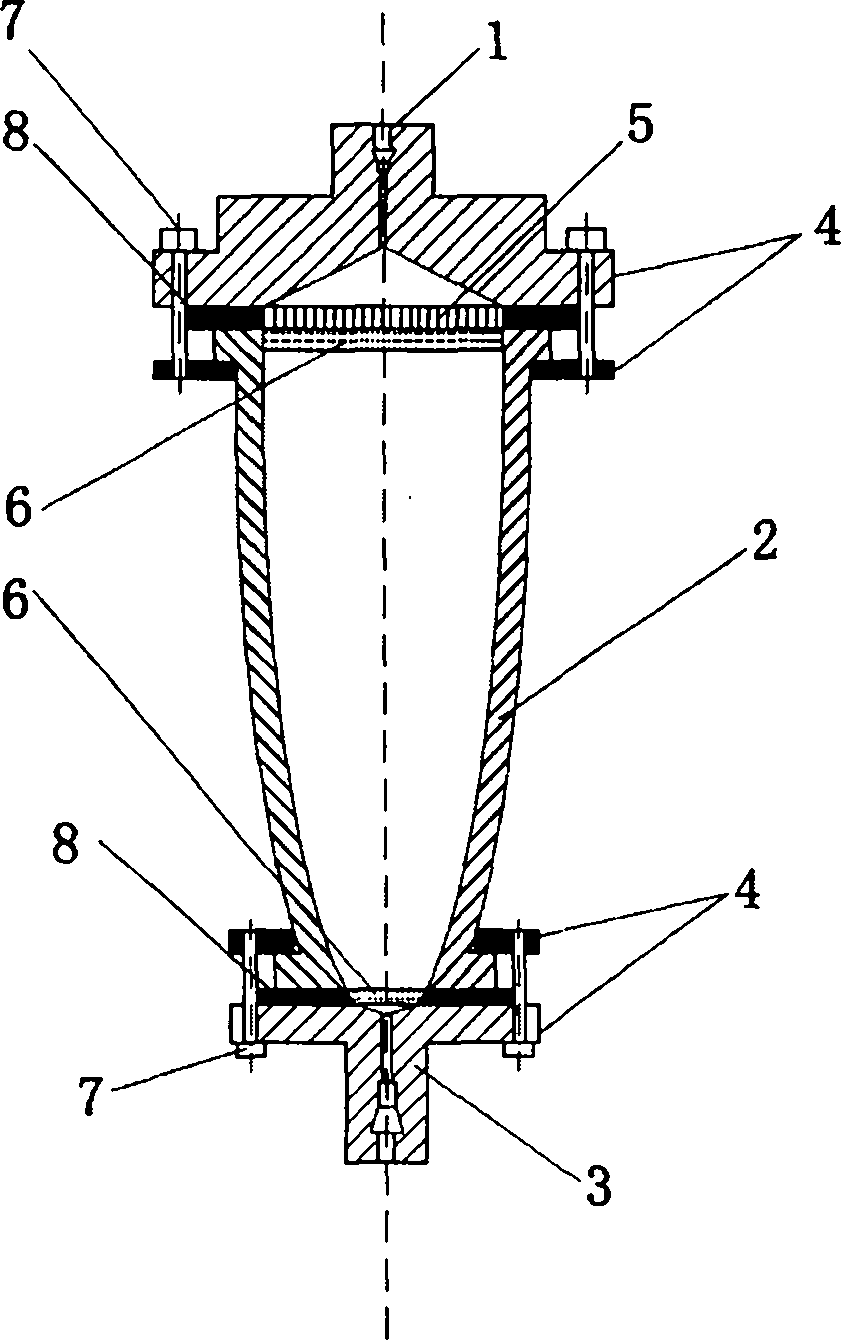 Capillary parabolic shape capillary liquid chromatography preparative column