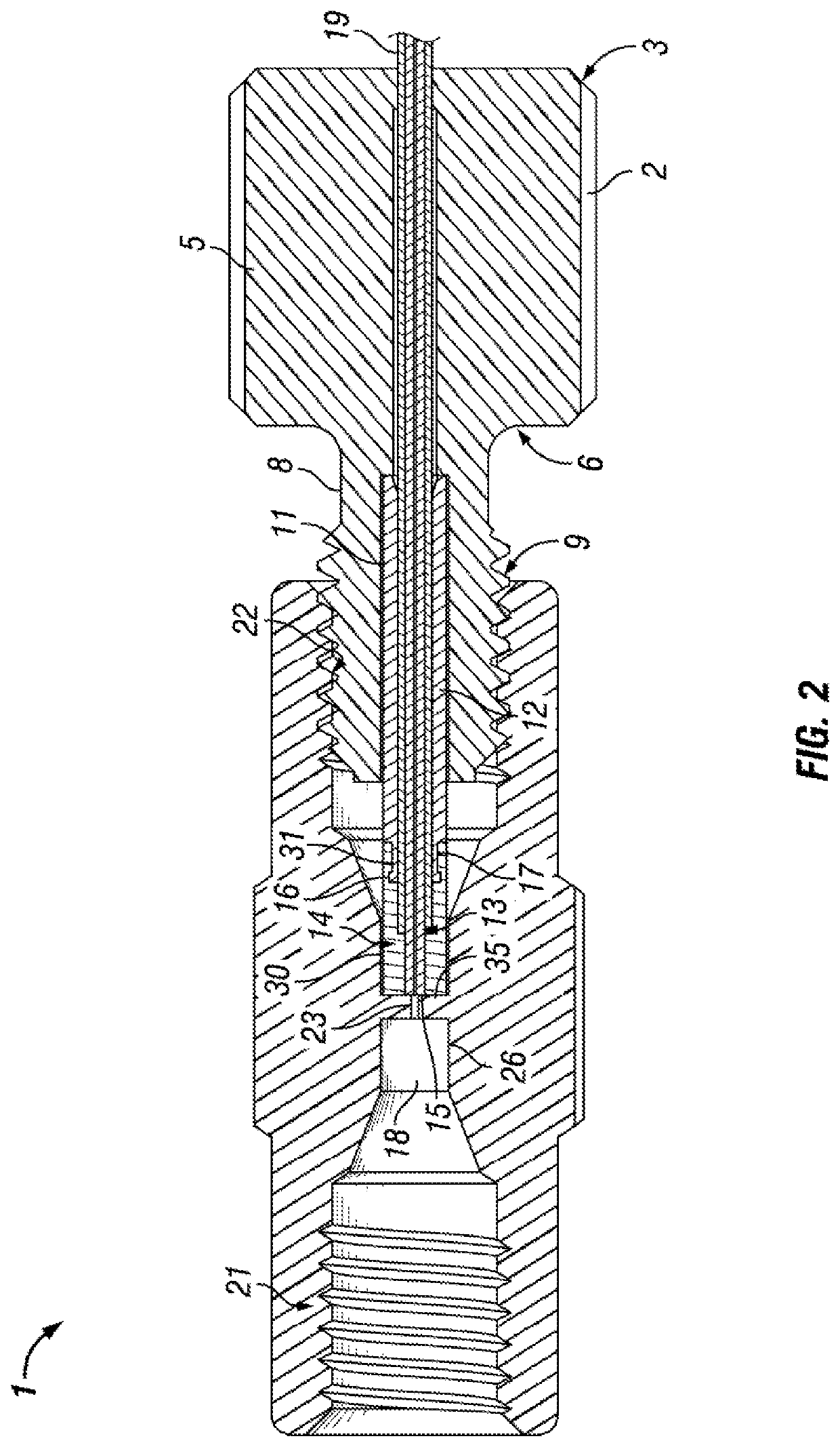 Face-Sealing Fluidic Connection System