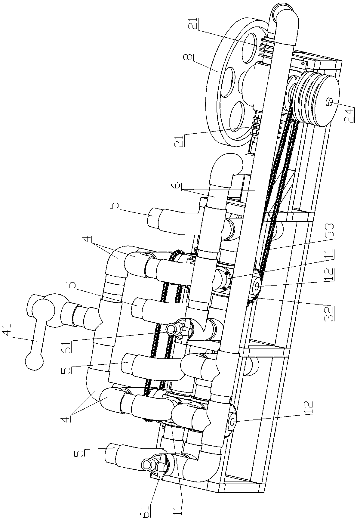 Hydraulic pressure engine based on reversing valve