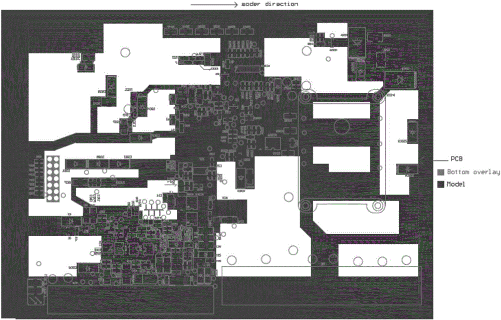 Layout wiring method for simple tin stove carrier model of printed circuit board