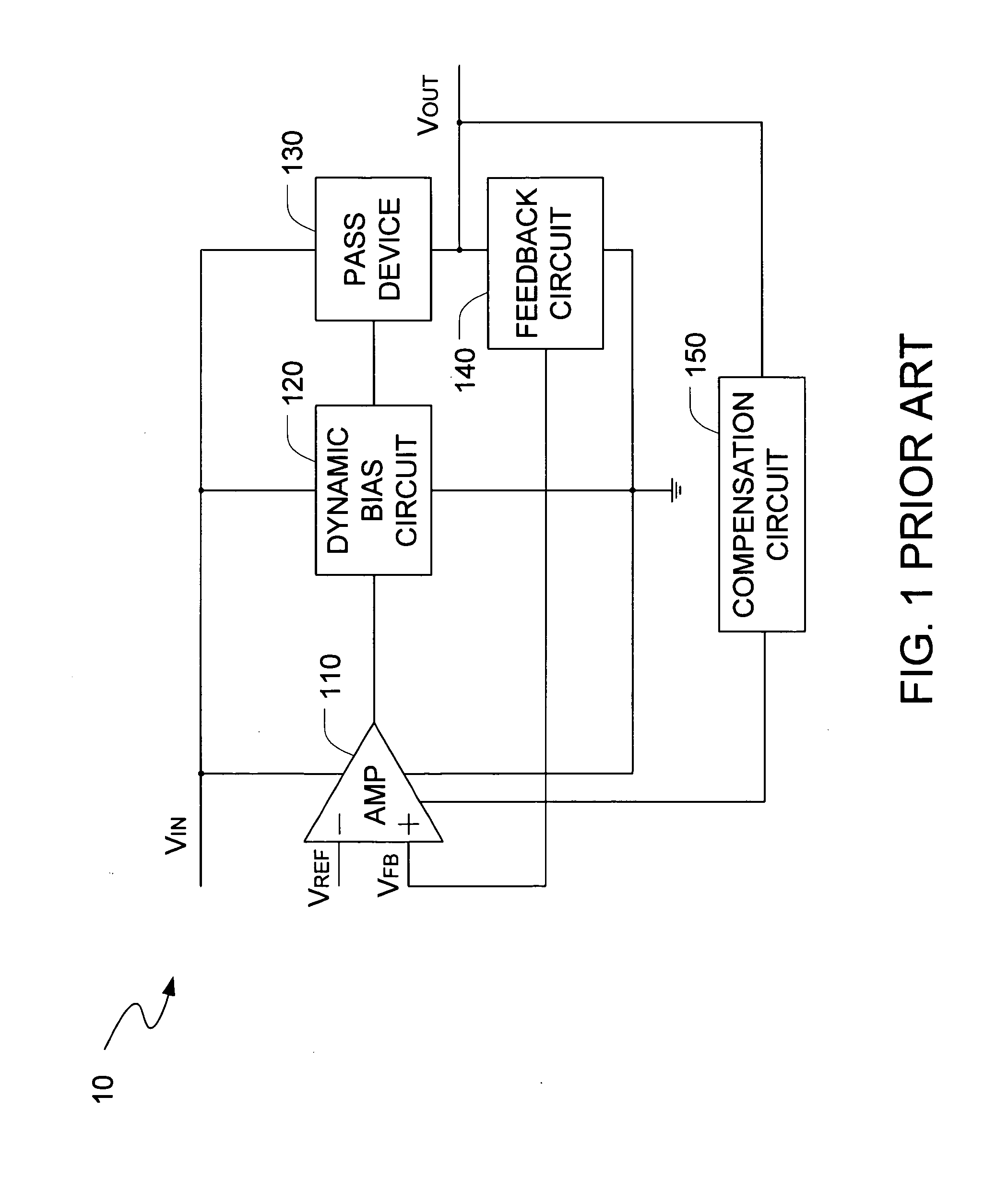 Low drop-out voltage regulator with enhanced frequency compensation