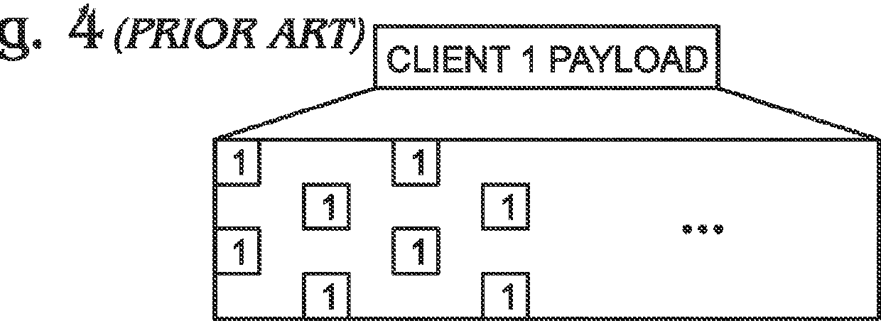 System and method for scaling total client capacity with a standard-compliant optical transport network (OTN)