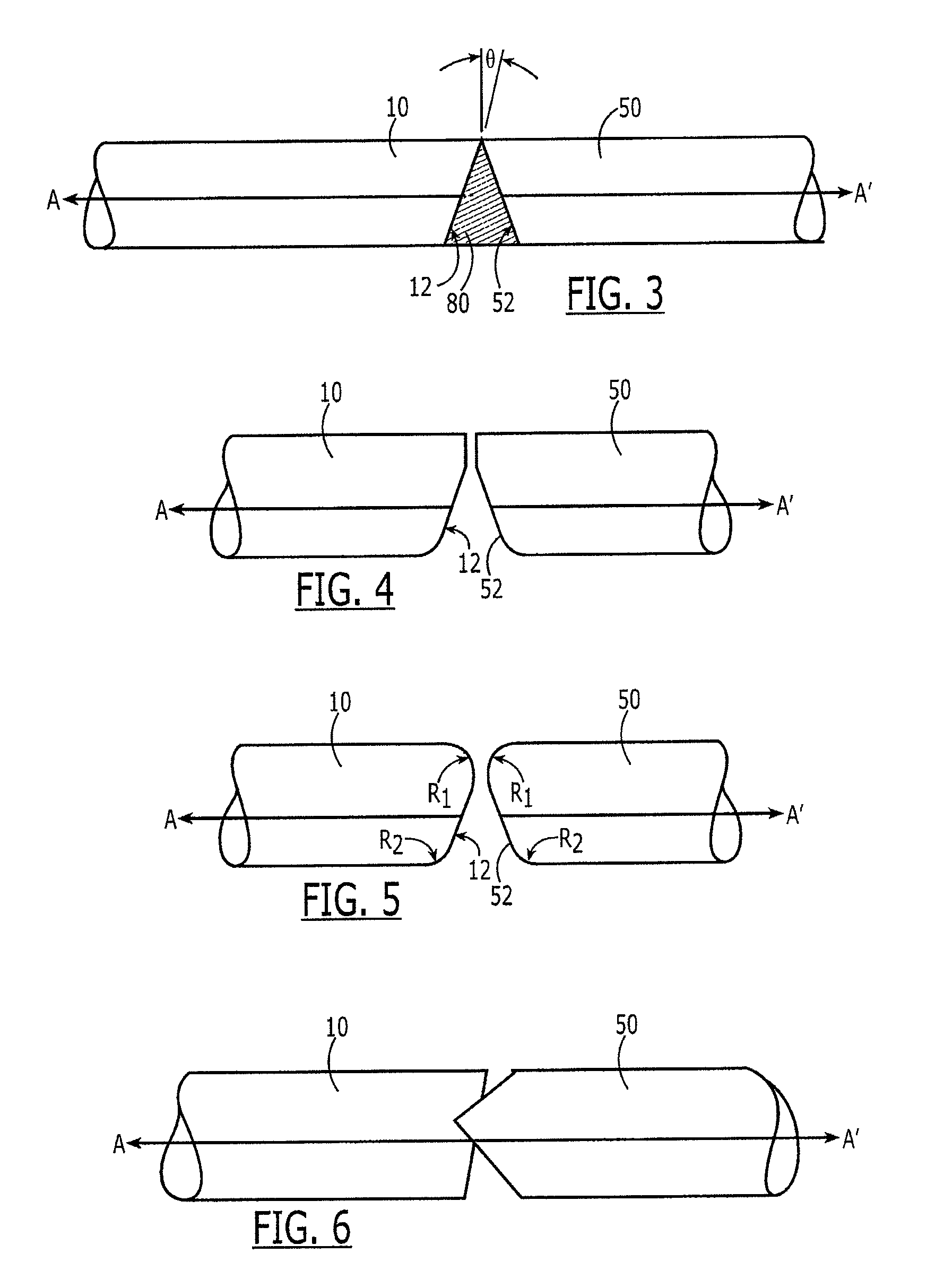 Mating of optical fibers having angled end faces