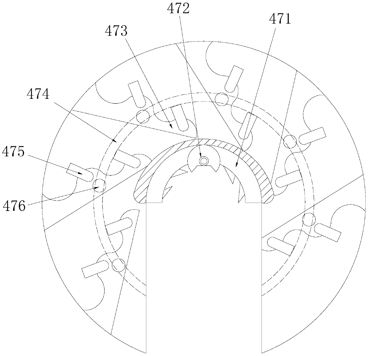 Steam ironing device for brushing split belt type lamella seam frame disc for mushroom processing