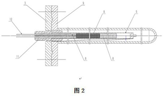 Experimental device and experimental method for simulating secondary hydrogen embrittlement of zirconium alloy cladding