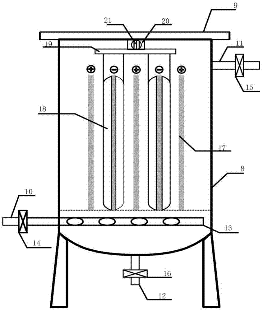 Electrochemical water treatment device and intelligent control system for circulating water system