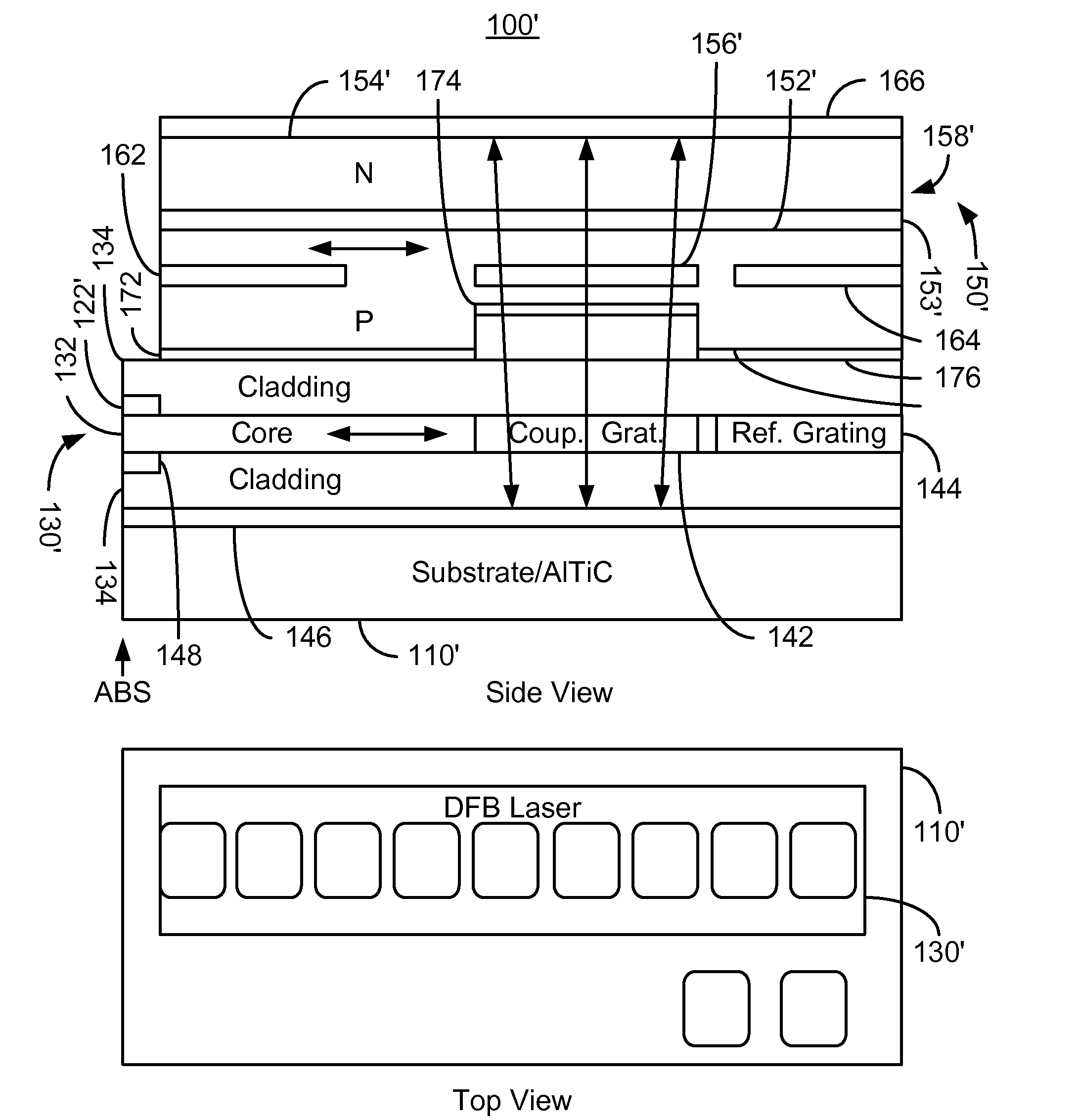 Method and system for providing energy assisted magnetic recording disk drive using a distributed feedback laser