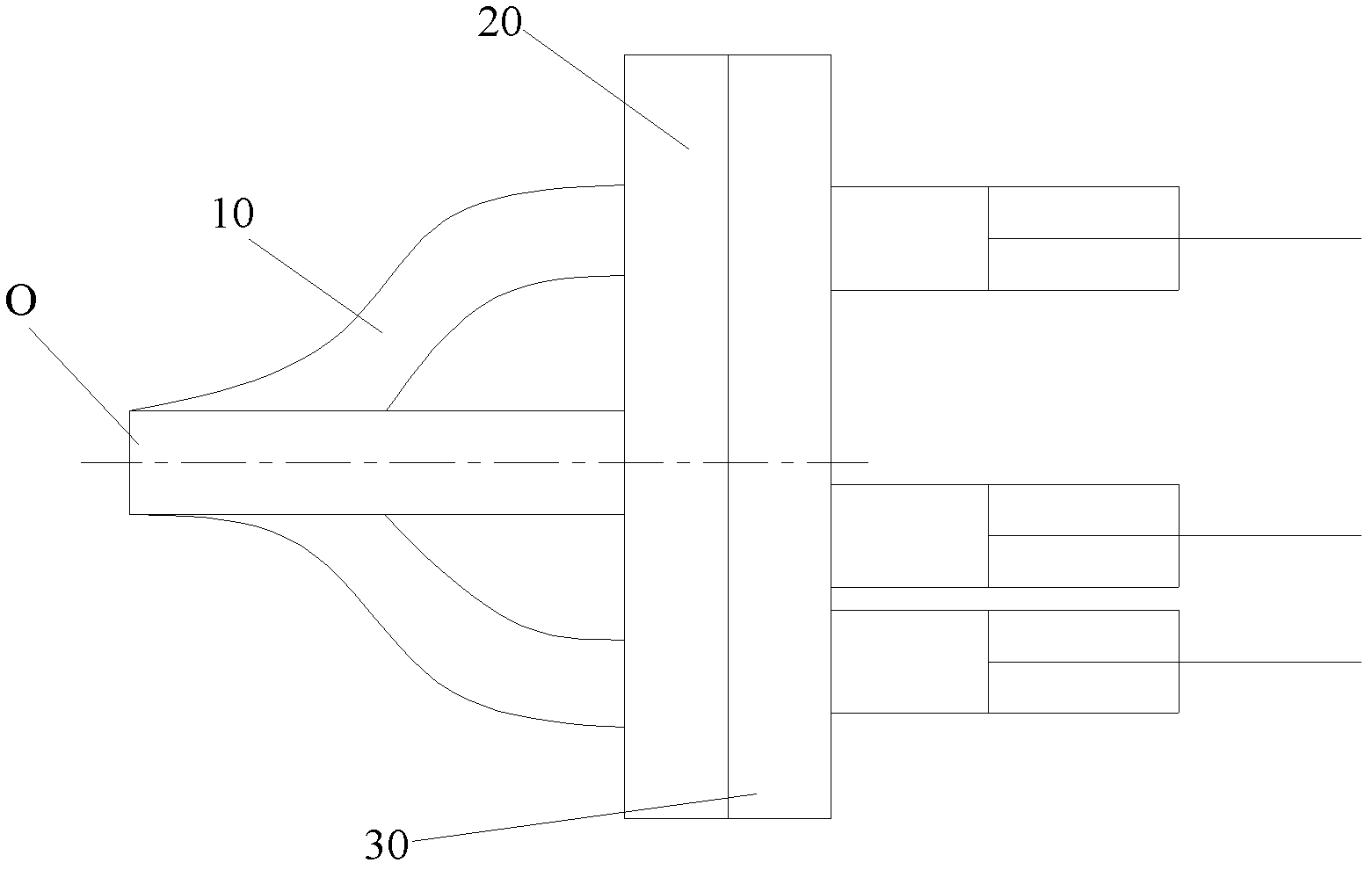 Pumping distribution mechanism, pumping device and control method for pumping device, and concrete pump truck