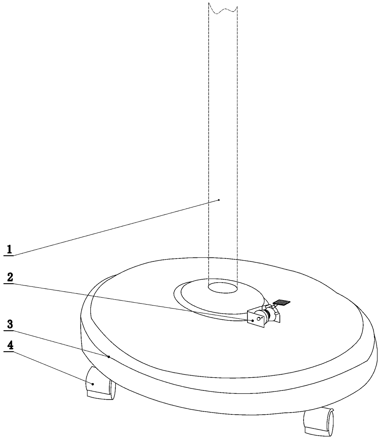 Movable and lockable equipment base