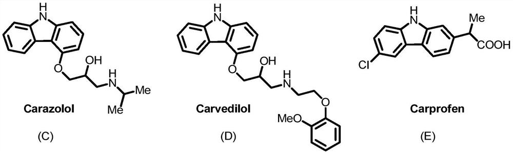 Carbazole compound and its synthesis method and application