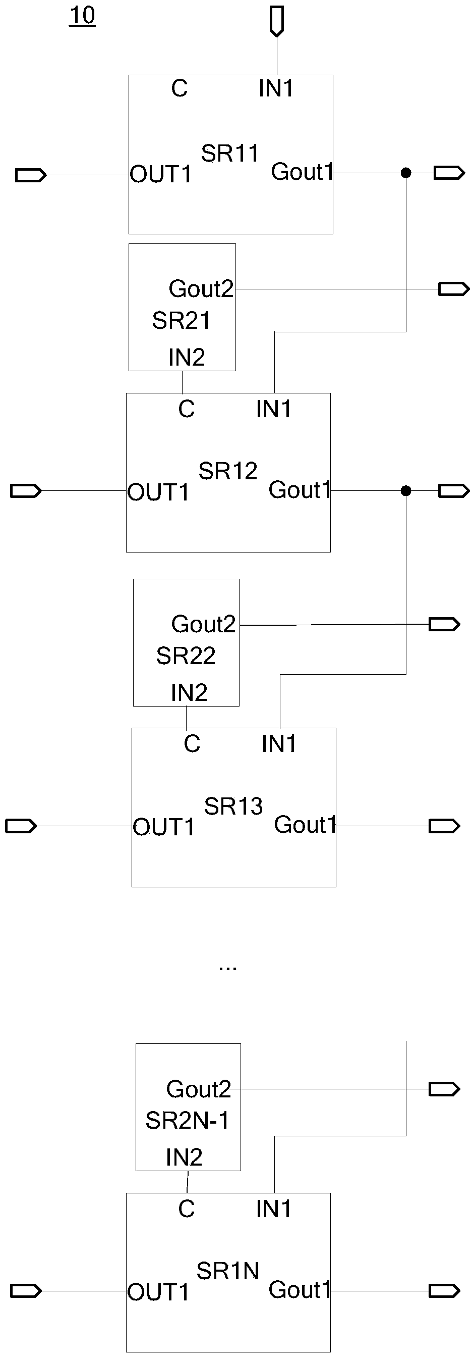 Scanning drive circuit and display panel