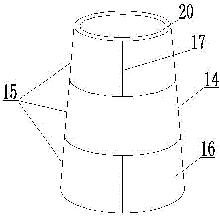 A prestressed concrete steel composite tower capable of assembling a self-supporting wind power generating set and its anchoring method