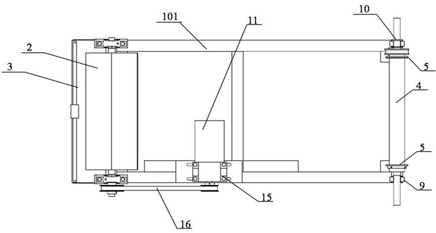 Automatic rolling cutting machine for stamped spool packaging bag