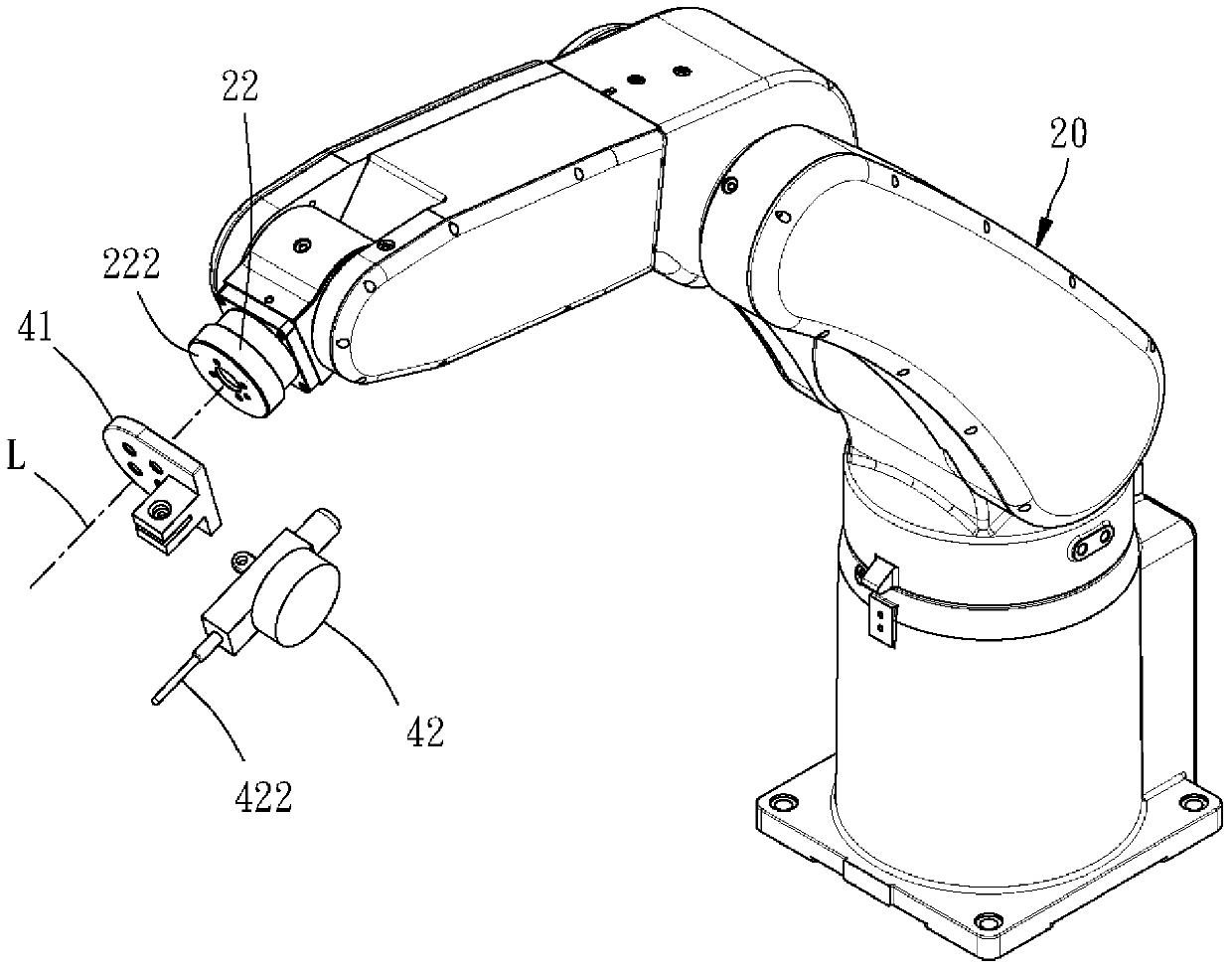 Mechanical arm system and its parallelism correction method