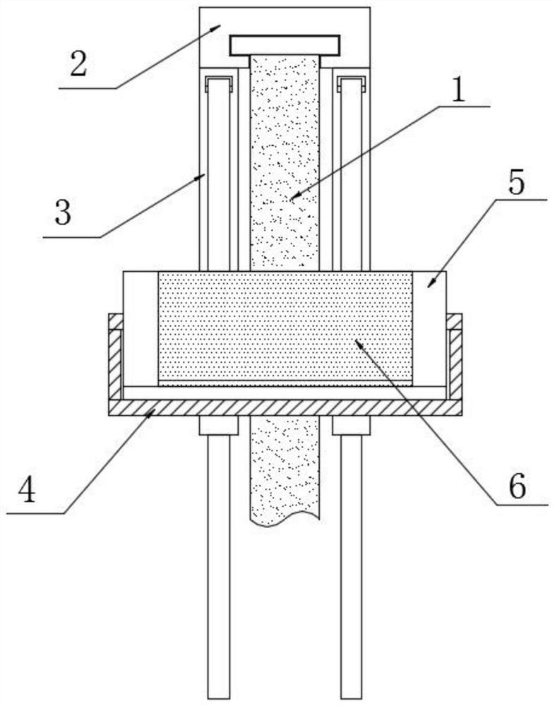 Novel single-pole support system of transformer bench equipment