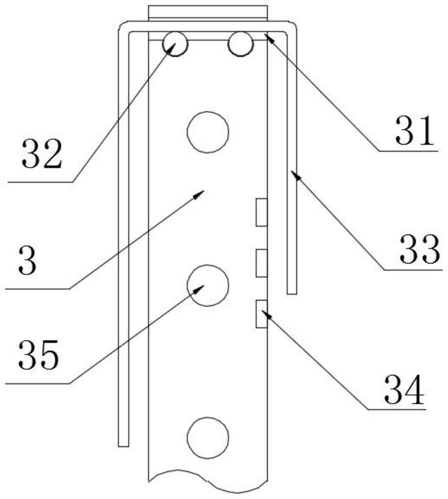 Novel single-pole support system of transformer bench equipment
