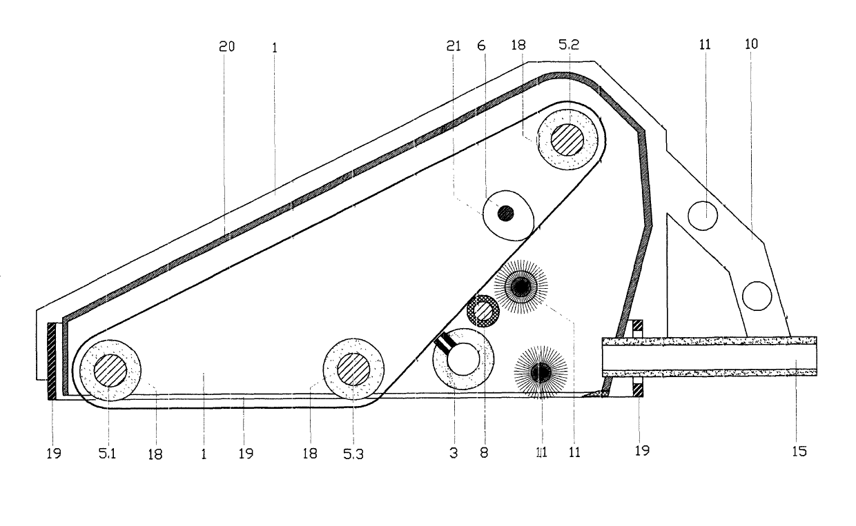 Polishing and sand surface self-cleaning mechanism