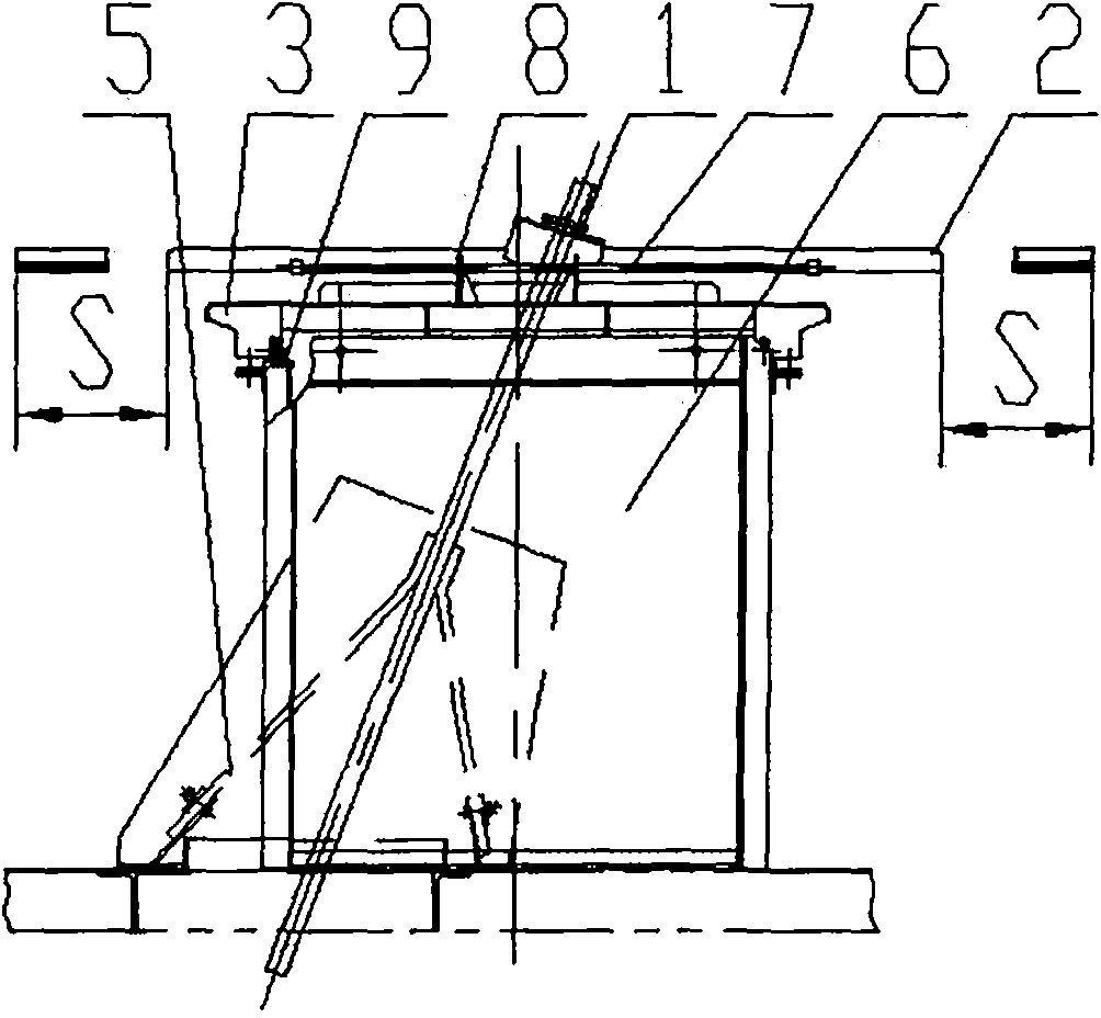 Rain-proof device for rectilinearly movable exit of wire rope