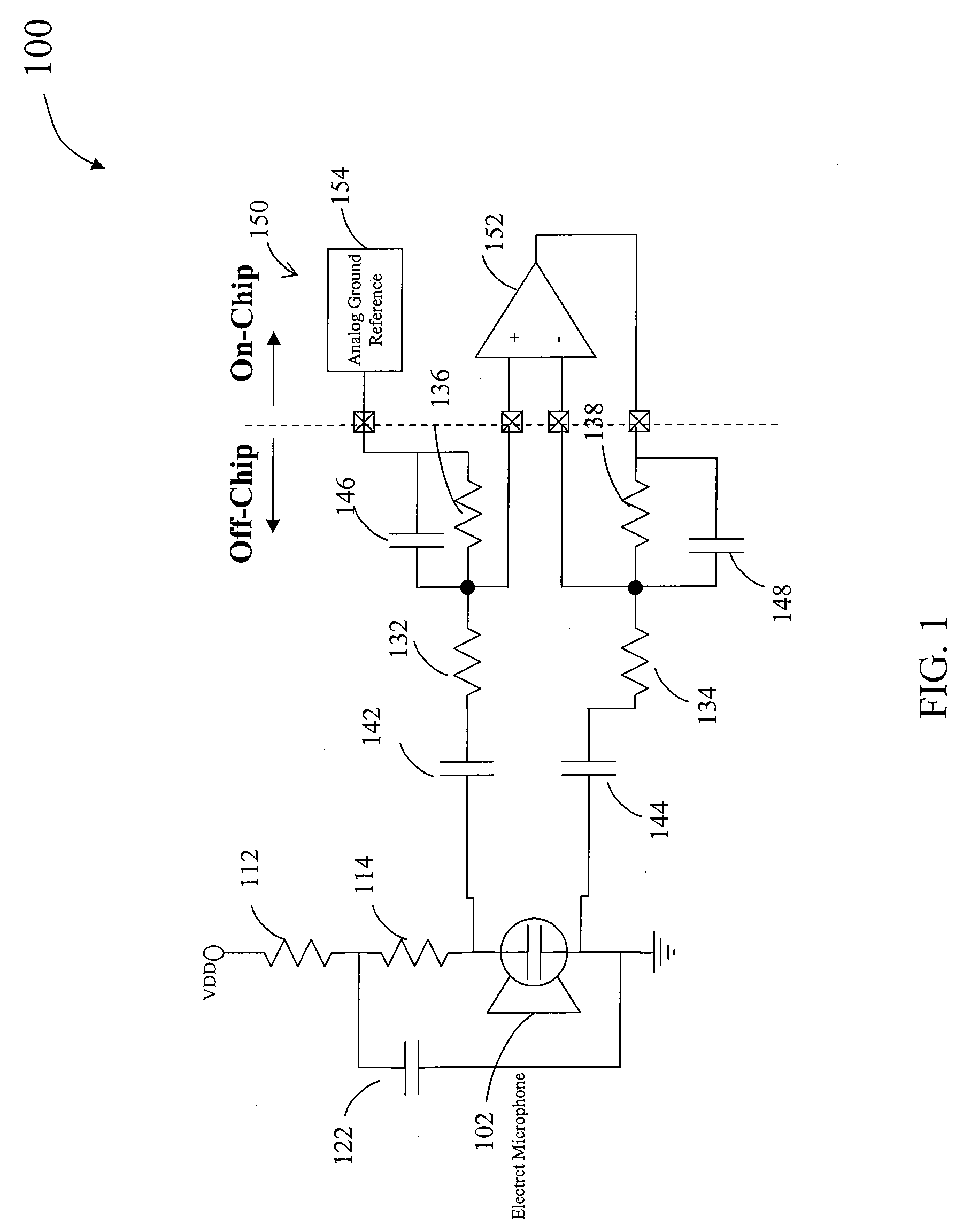 Programmable integrated microphone interface circuit