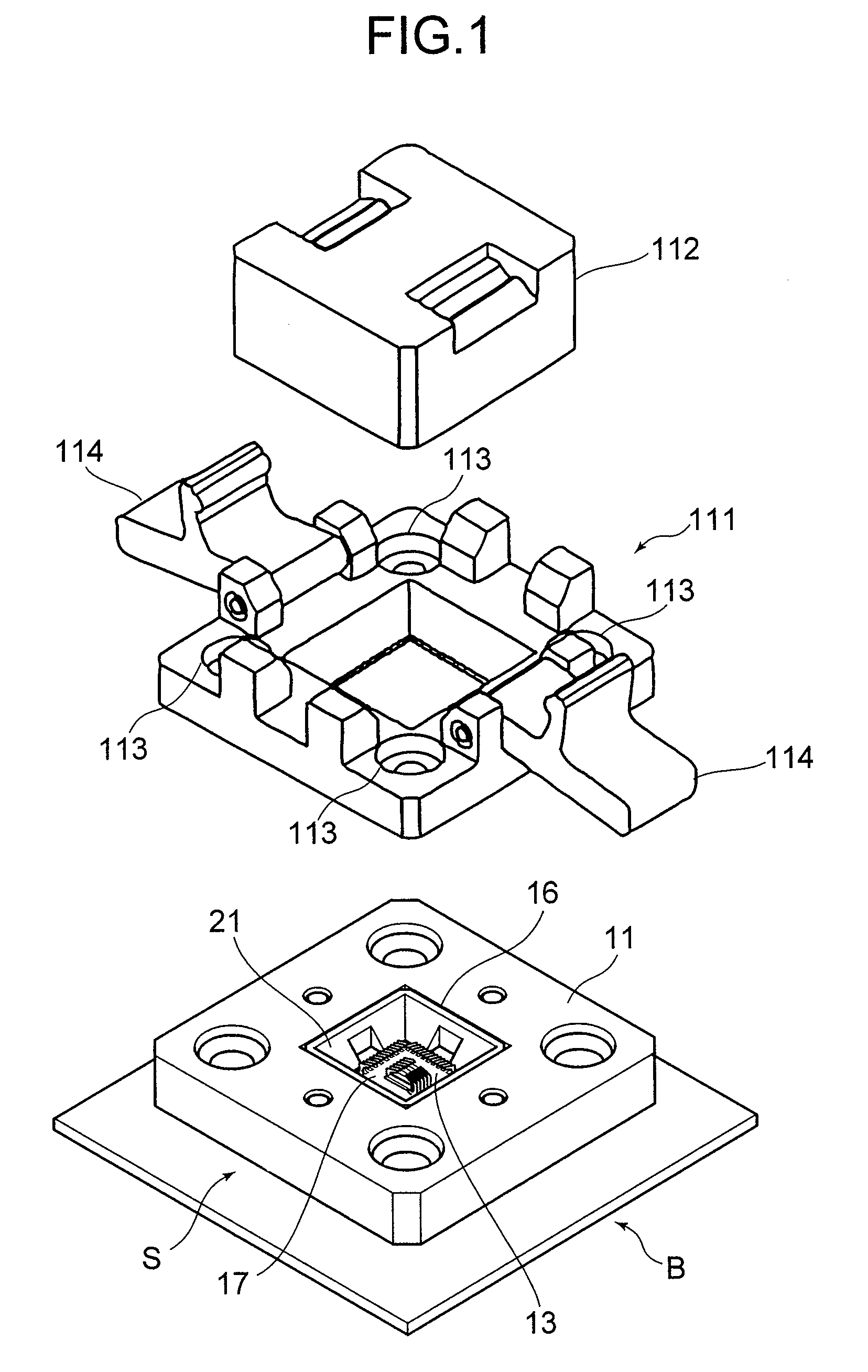 IC Socket to be Mounted on a Circuit Board