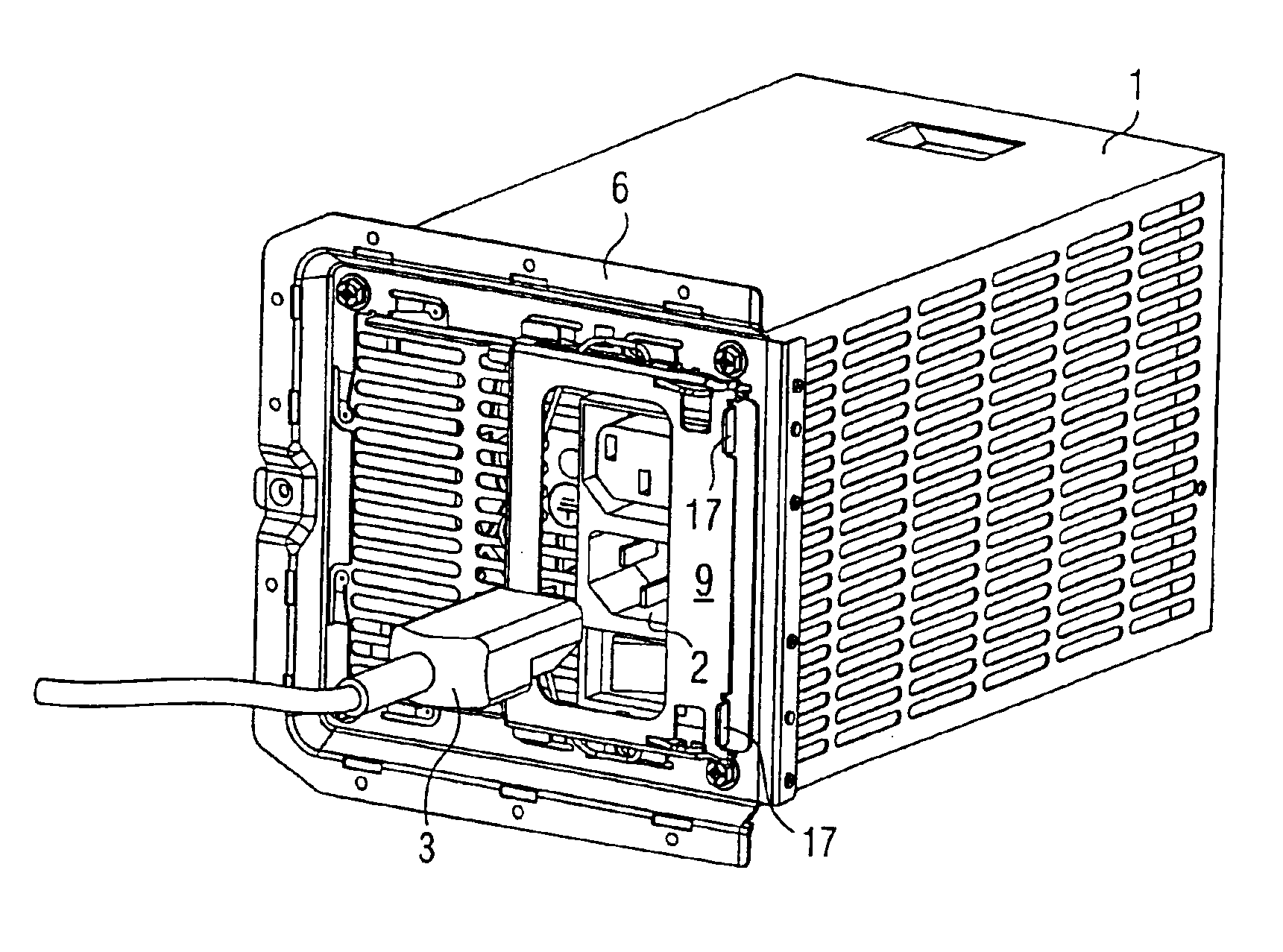 Power supply for an electrical appliance