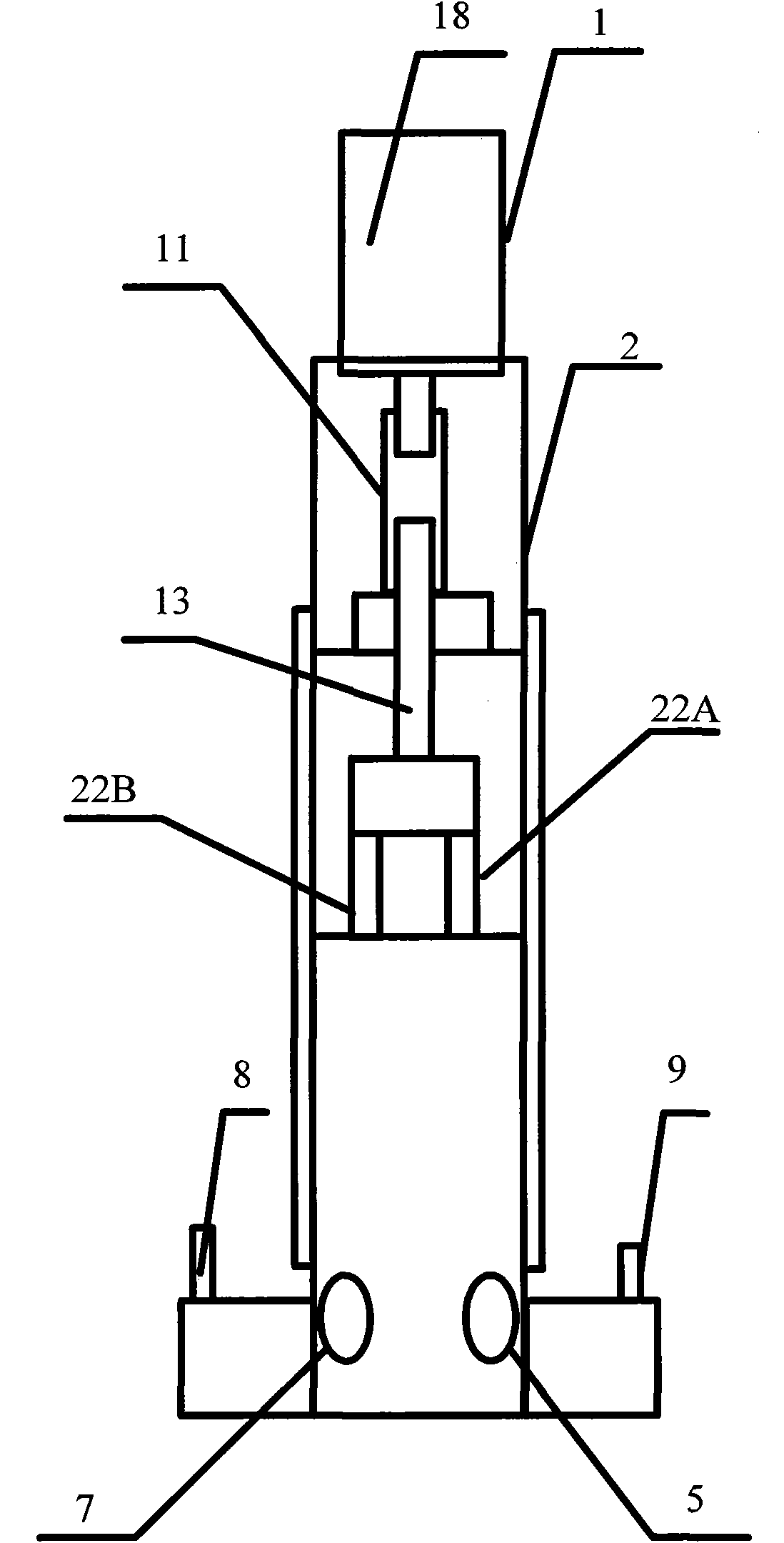 Two-component metering valve