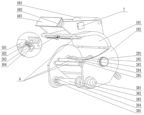 Semi-automatic wallpaper pasting machine