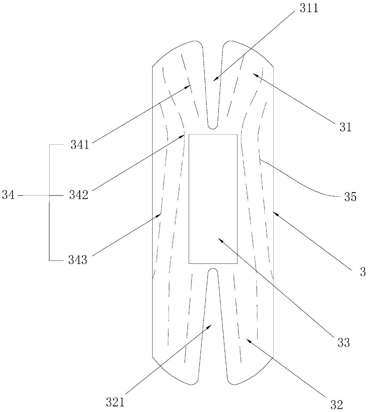 Fluid absorbent sanitary product