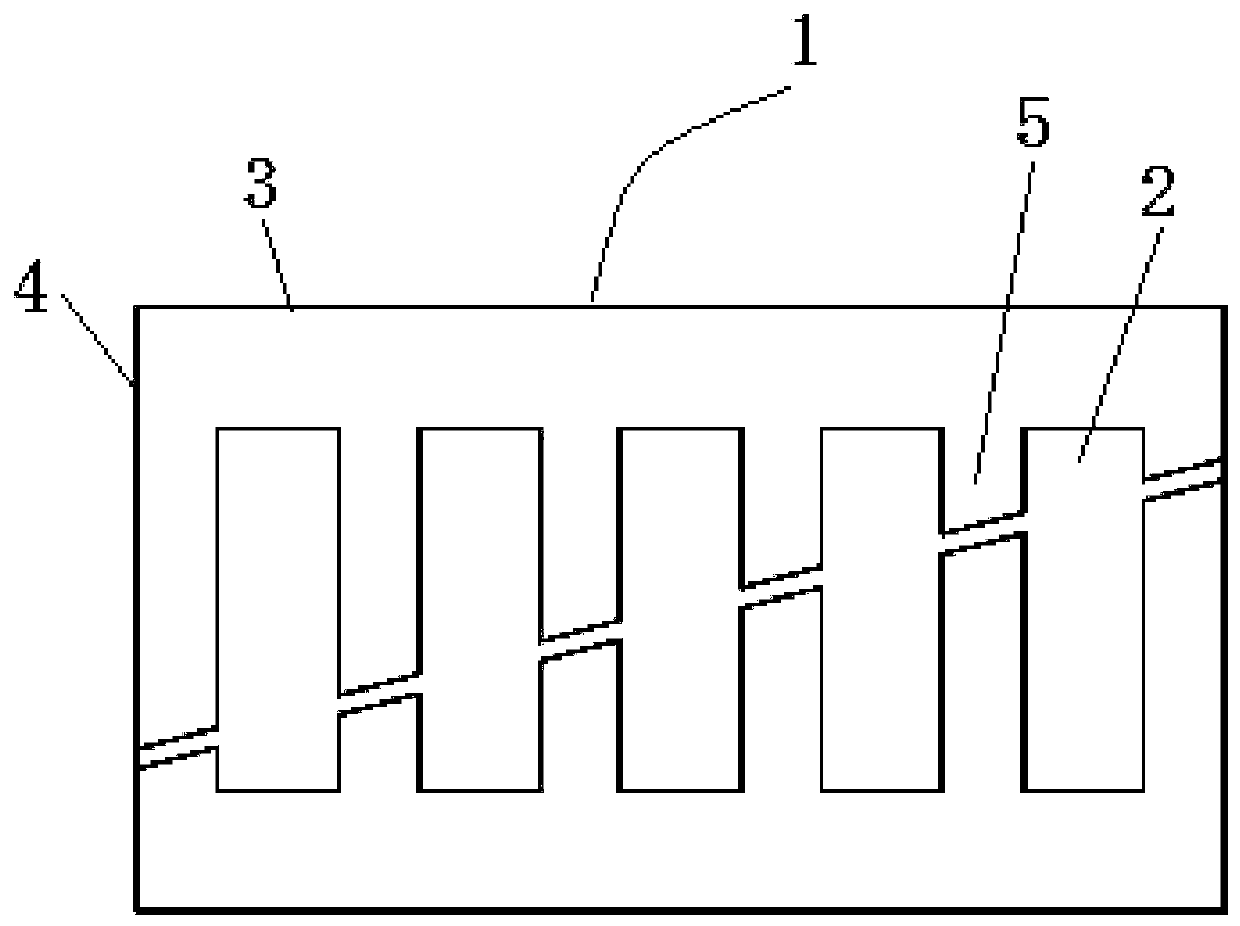 Multi-window silicon steel sheet structure and electronic equipment