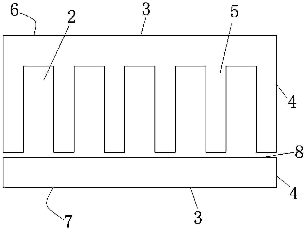 Multi-window silicon steel sheet structure and electronic equipment