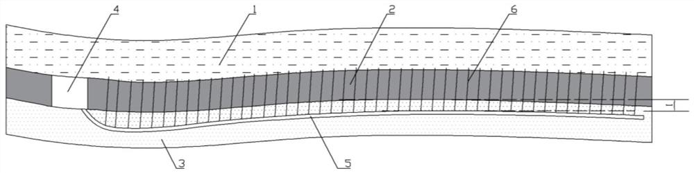 Water jet dense comb-shaped drilling type coal seam gas outburst reduction and pre-drainage treatment method for roadway to be excavated