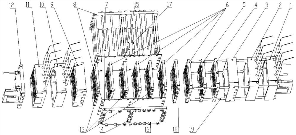 Self-heating type methanol reforming hydrogen production microreactor with sealing and assembling and disassembling properties