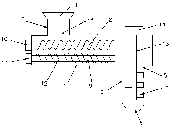 Plastic particle mixing machine and method