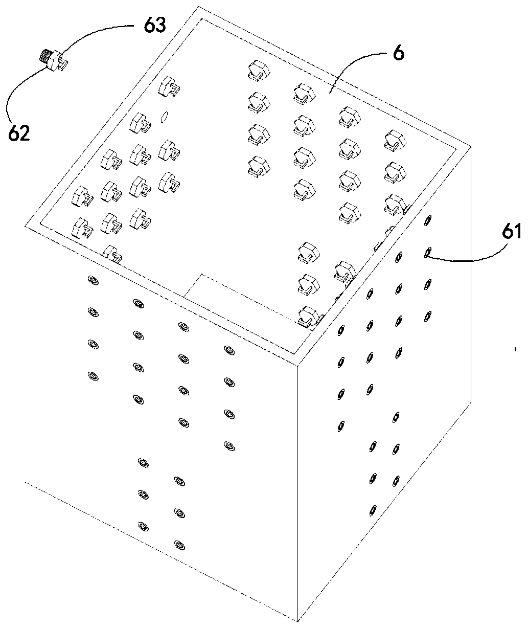 Pillar-beam connecting node, building frame structure and building