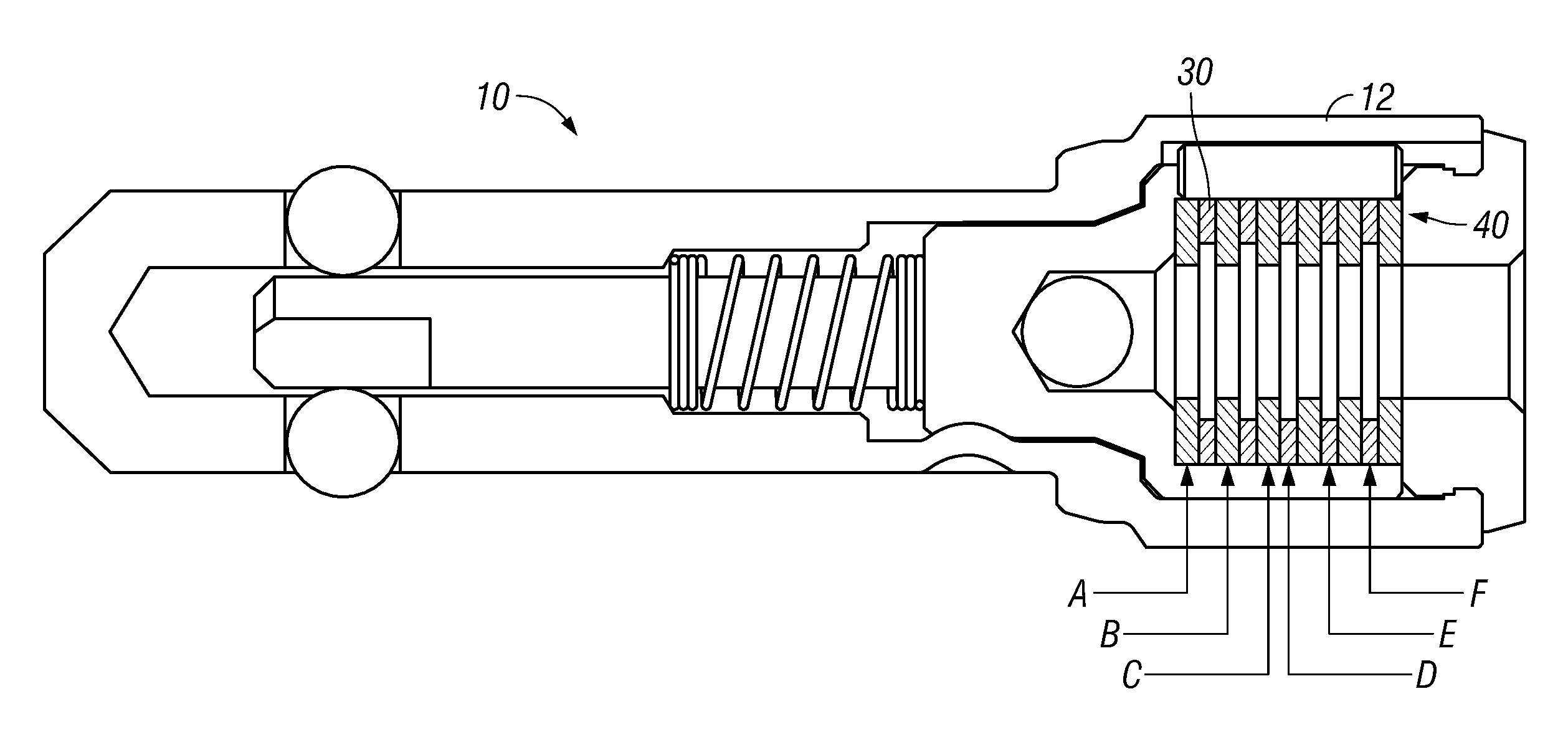 Rotating disk lock mechanism