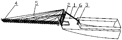A conveyor with a telescopic arm