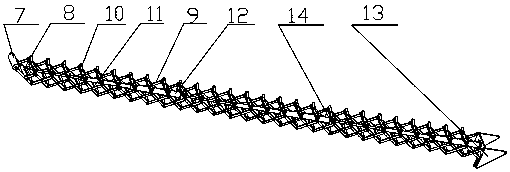 A conveyor with a telescopic arm