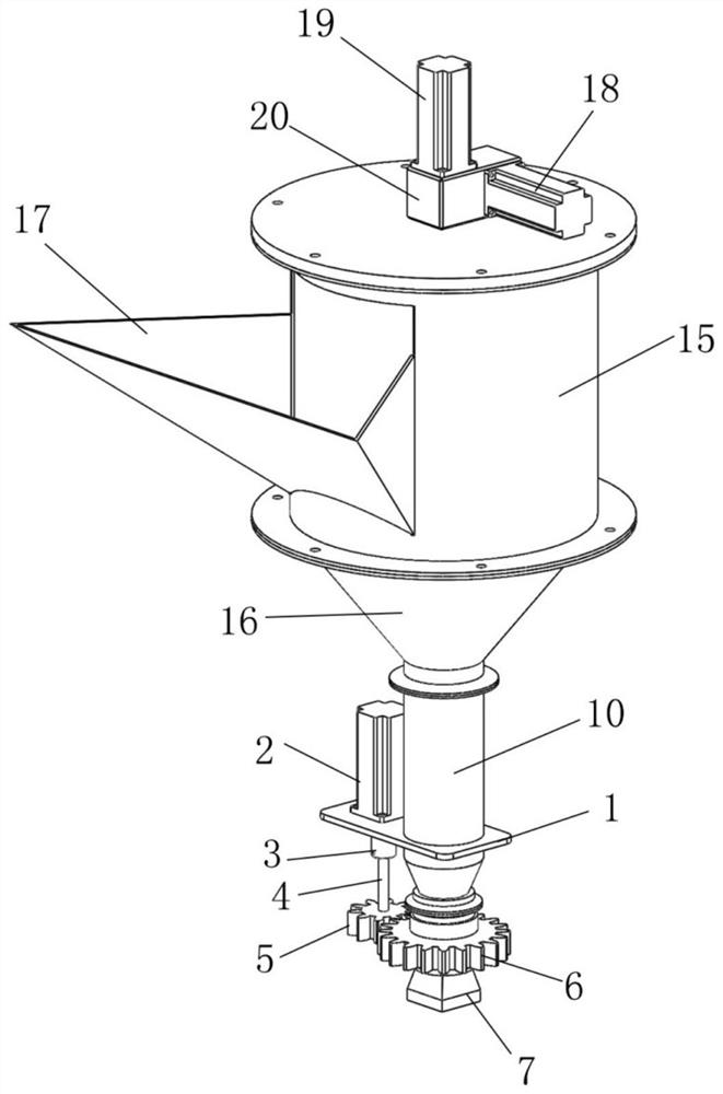 A nozzle device and control method for architectural 3D printing